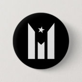 Puerto Rico Flag Ronde Button 5,7 Cm (Voorkant)