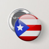 Puerto Rico Flag Ronde Button 5,7 Cm (Voorkant /achterkant)