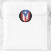 Puerto Rico Flag Ronde Sticker (Tas)