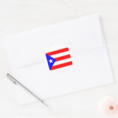 Puerto Rico Flag Ronde Sticker (Envelop)