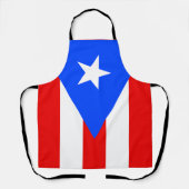 Puerto Rico Flag Schort (Voorkant)