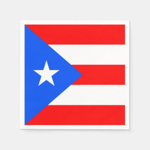 Puerto Rico Flag Servet