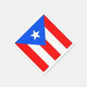 Puerto Rico Flag Servet (Hoek)