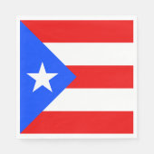 Puerto Rico Flag Servet (Voorkant)