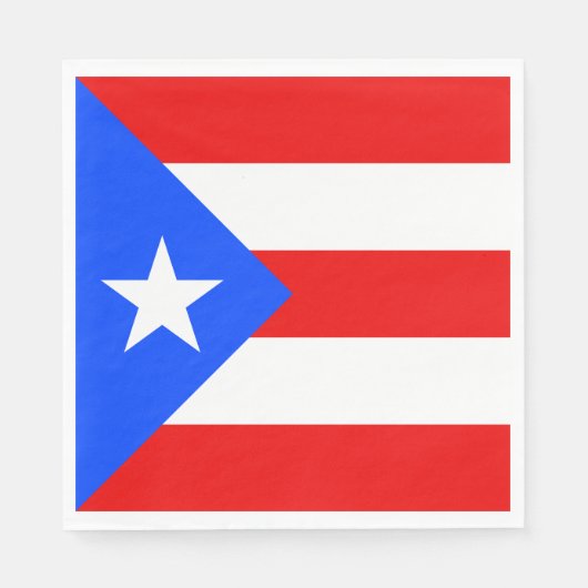Puerto Rico Flag Servet (Voorkant)