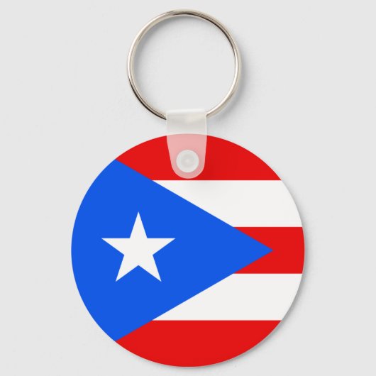 Puerto Rico Flag Sleutelhanger (Voorkant)
