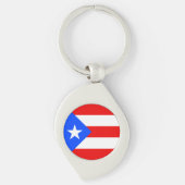 Puerto Rico Flag Sleutelhanger (Voorkant)