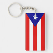 Puerto Rico Flag Sleutelhanger (Voorkant)