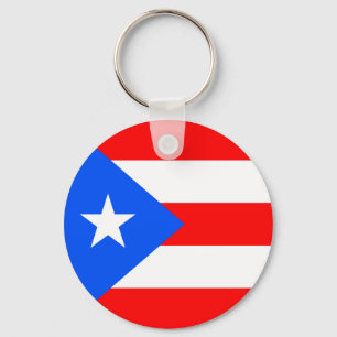 Puerto Rico Flag Sleutelhanger