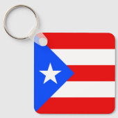 Puerto Rico Flag Sleutelhanger (Voorkant)