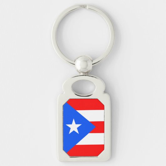 Puerto Rico Flag Sleutelhanger (Voorkant)