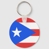 Puerto Rico Flag Sleutelhanger (Voorkant)