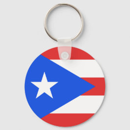 Puerto Rico Flag Sleutelhanger