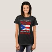 Puerto Rico Flag Smart Good look and Puerto Ric T-shirt (Voorkant volledig)