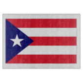 Puerto Rico Flag Snijplank (Voorkant)