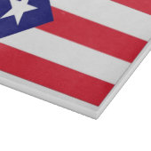 Puerto Rico Flag Snijplank (Hoek)