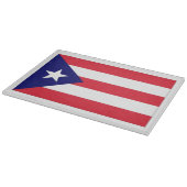 Puerto Rico Flag Snijplank (Hoek)