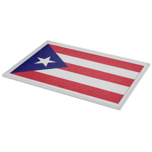 Puerto Rico Flag Snijplank (Hoek)