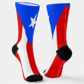 Puerto Rico Flag Sokken (Gebogen)