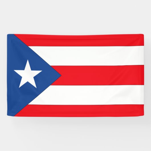 Puerto Rico Flag - Spandoek (Horizontaal)