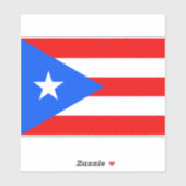 Puerto Rico Flag Sticker (Vel)