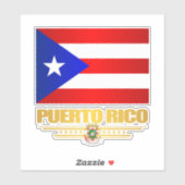Puerto Rico Flag Sticker (Vel)