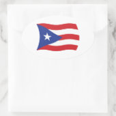 Puerto Rico Flag Sticker (Tas)