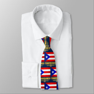 Puerto Rico Flag Stropdas