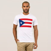 Puerto Rico Flag T-shirt (Voorkant volledig)