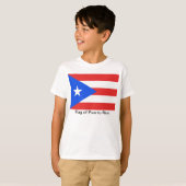 Puerto Rico Flag T-shirt (Voorkant volledig)