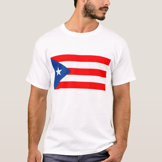 Puerto Rico Flag T-shirt (Voorkant)