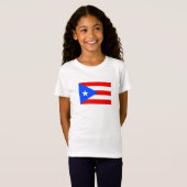 Puerto Rico Flag T-shirt (Voorkant volledig)