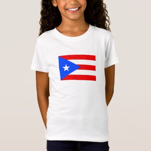 Puerto Rico Flag T-shirt (Voorkant)