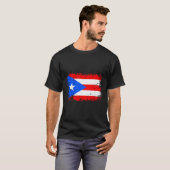 Puerto Rico Flag T-shirt (Voorkant volledig)