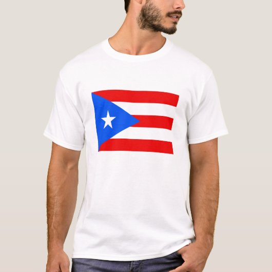 Puerto Rico Flag T-shirt (Voorkant)