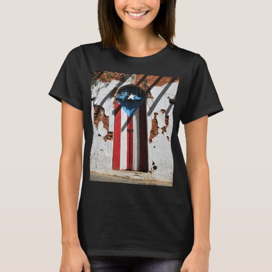 Puerto Rico Flag T-shirt (Voorkant)