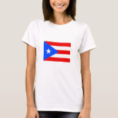 Puerto Rico Flag T-shirt (Voorkant)