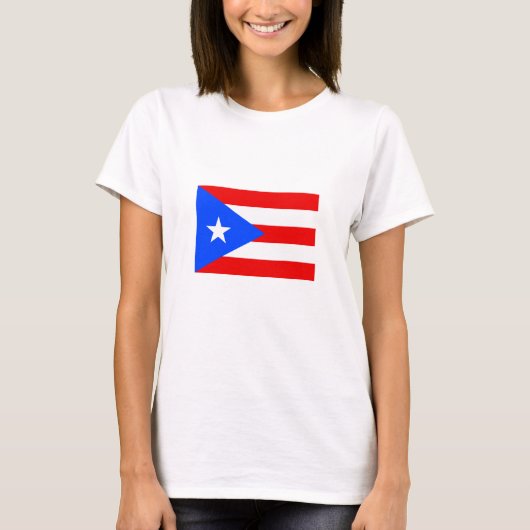 Puerto Rico Flag T-shirt (Voorkant)