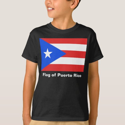 Puerto Rico Flag T-shirt (Voorkant)