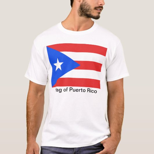 Puerto Rico Flag T-shirt (Voorkant)