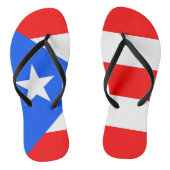 Puerto Rico Flag Teenslippers (Voetbed)