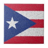PUERTO RICO FLAG TEGELTJE (Voorkant)