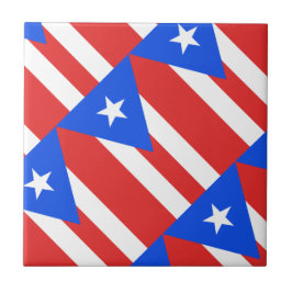 Puerto Rico Flag Tegeltje