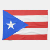 Puerto Rico Flag Theedoek (Horizontaal)
