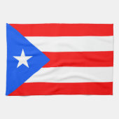 Puerto Rico Flag Theedoek (Horizontaal)