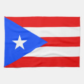 Puerto Rico Flag Theedoek (Horizontaal)