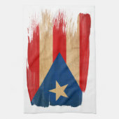 Puerto Rico Flag Theedoek (Verticaal)
