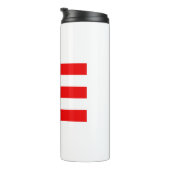 Puerto Rico Flag Thermosbeker (Geroteerd rechts)