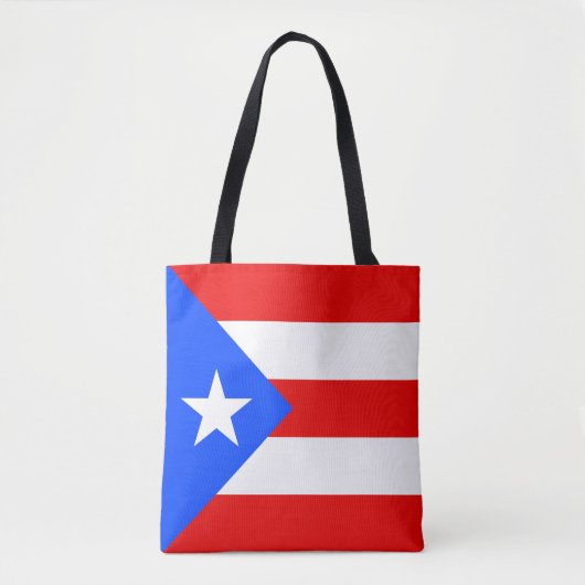 Puerto Rico Flag Tote Bag (Voorkant)