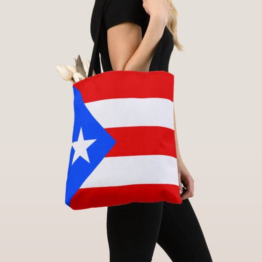 Puerto Rico Flag Tote Bag (Dichtbij)